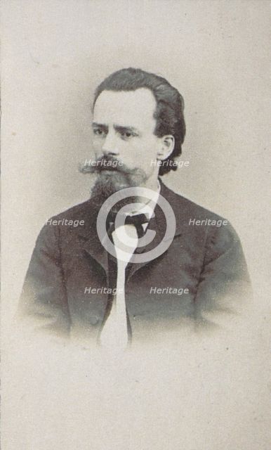 Portrait of the Composer Konstantin Karlovich Albrecht (1836-1893), 1870s-1880s.