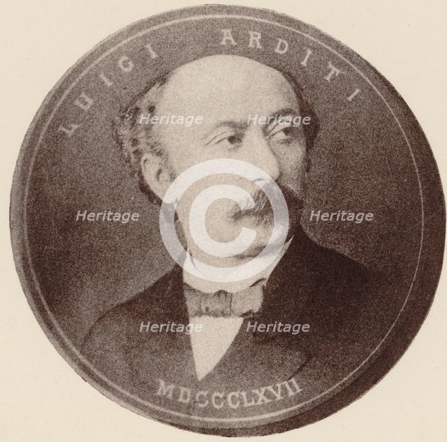 Portrait of the composer Luigi Arditi (1822-1903), 1897.