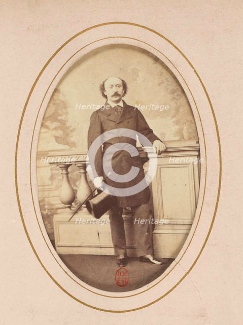 Portrait of the composer Luigi Arditi (1822-1903).