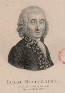 Portrait of the composer Luigi Boccherini (1743-1805)