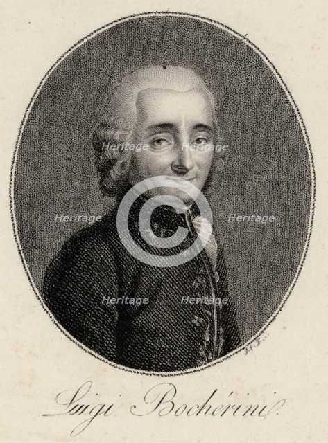 Portrait of the composer Luigi Boccherini (1743-1805), Early 19th cen..