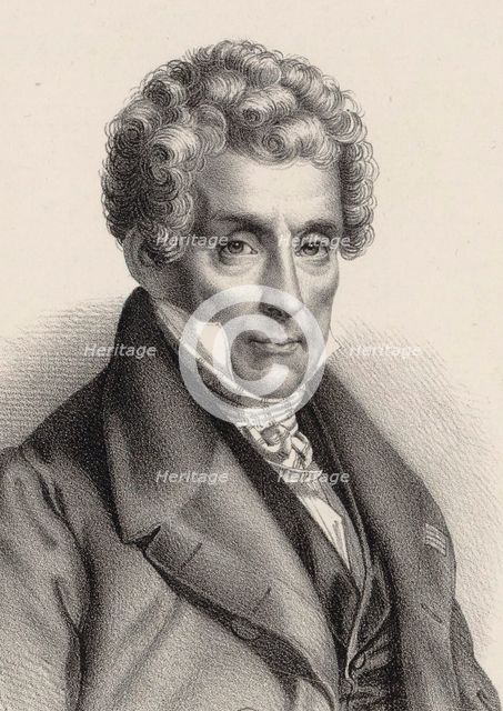 Portrait of the composer Luigi Cherubini (1760-1842), 1850.