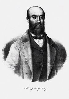 Portrait of the composer Luigi Gordigiani (1806-1860)