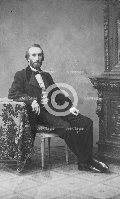 Portrait of the composer Léon Gastinel (1823-1906), 1865. Creator: Carjat, Étienne (1828-1906).