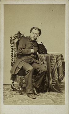 Portrait of the Composer Léon Kreutzer (1817-1868). Creator: Desmaisons, Émile (1812-1880)
