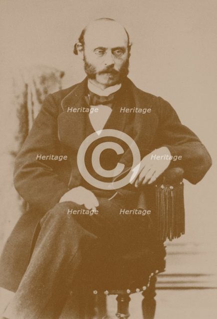 Portrait of the Composer Léon Minkus (1826-1917), ca 1865.