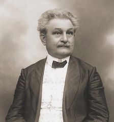 Portrait of the composer Leos Janacek (1854-1928). Creator: Anonymous