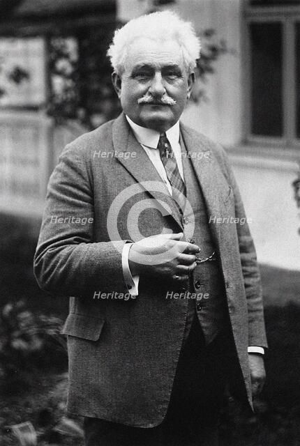 Portrait of the composer Leos Janacek (1854-1928). Creator: Anonymous.