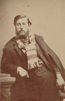 Portrait of the composer Léo Delibes (1836-1891), 1870