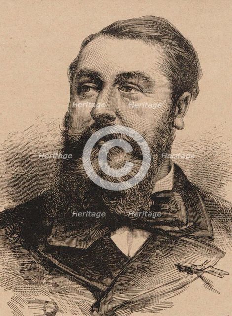 Portrait of the composer Léo Delibes (1836-1891), 1883.