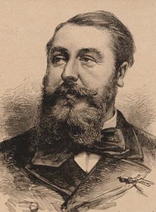 Portrait of the composer Léo Delibes (1836-1891), 1883