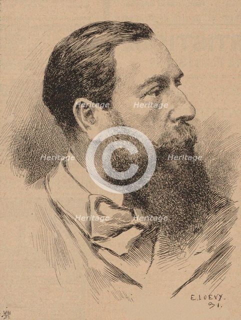 Portrait of the composer Léo Delibes (1836-1891), 1891.