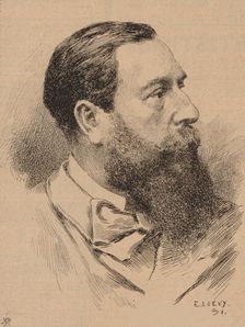 Portrait of the composer Léo Delibes (1836-1891), 1891