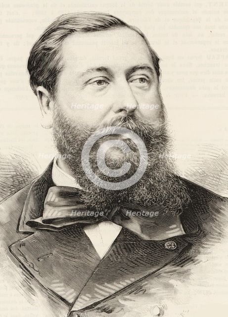 Portrait of the composer Léo Delibes (1836-1891), 1891.