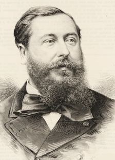 Portrait of the composer Léo Delibes (1836-1891), 1891