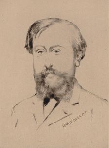 Portrait of the composer Léo Delibes (1836-1891)