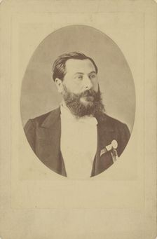 Portrait of the composer Léo Delibes (1836-1891), ca 1885. Creator: Anonymous