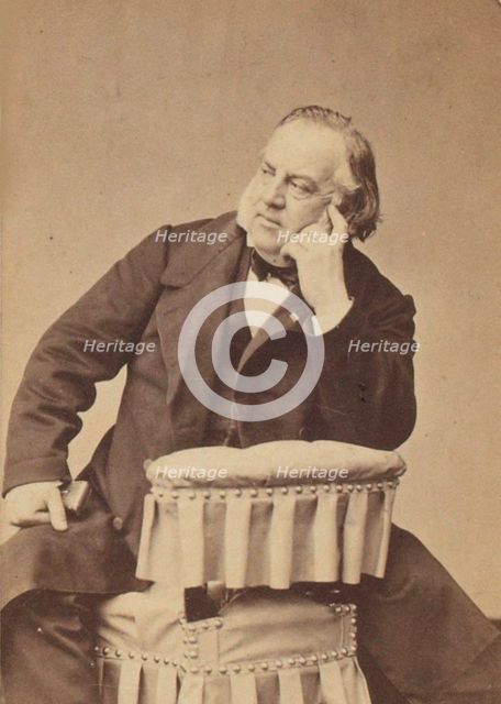 Portrait of the composer Louis Clapisson (1808-1866).