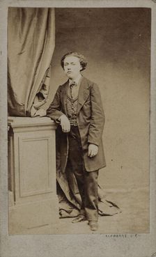 Portrait of the composer Louis Diémer (1843-1919), c. 1875. Creator: Photo studio Alphonse & Cie
