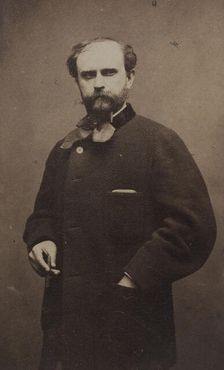Portrait of the Composer Louis Étienne Ernest Reyer (1823-1909), c. 1870. Creator: Carjat, Étienne (1828-1906)