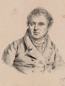 Portrait of the composer Louis François Dauprat (1781-1868), 1820