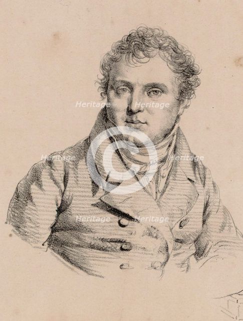 Portrait of the composer Louis François Dauprat (1781-1868), 1820.