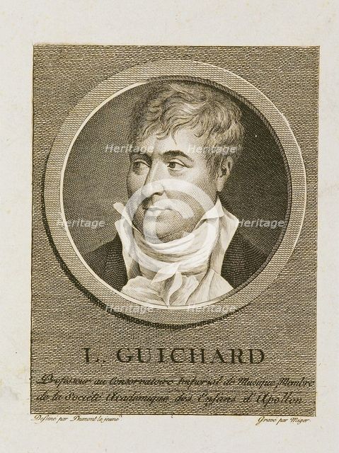 Portrait of the composer Louis-Joseph Guichard (1752-1829).