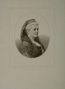 Portrait of the composer Louise-Aglaé Massart (1827-1887)