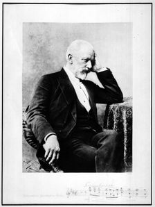 Portrait of the composer Pyotr I. Tchaikovsky (1840-1893), 1880s