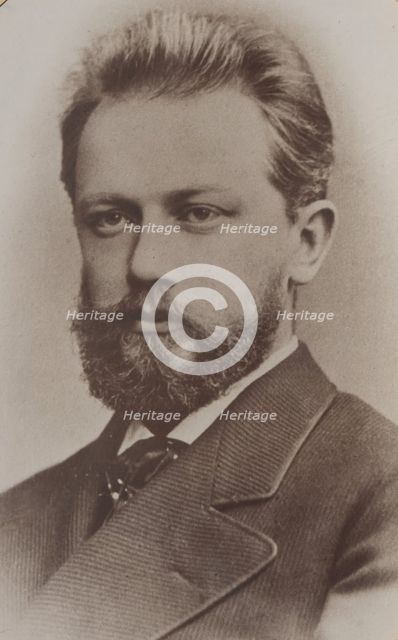 Portrait of the composer Pyotr Ilyich Tchaikovsky (1840-1893), 1874.