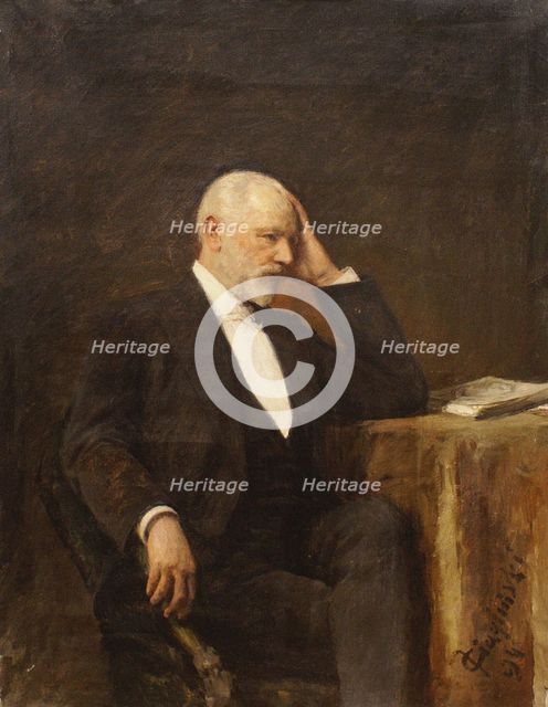 Portrait of the composer Pyotr Ilyich Tchaikovsky (1840-1893), 1894.