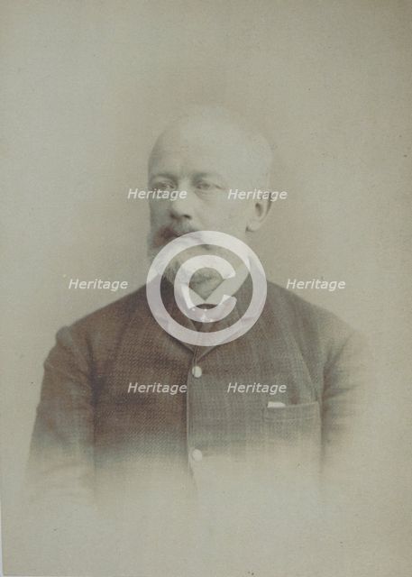 Portrait of the composer Pyotr Ilyich Tchaikovsky (1840-1893), End of 1880s.