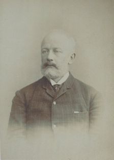 Portrait of the composer Pyotr Ilyich Tchaikovsky (1840-1893), End of 1880s