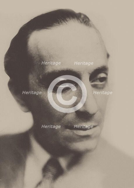 Portrait of the composer Paul Abraham (1892-1960), c1930. Creator: Anonymous ().