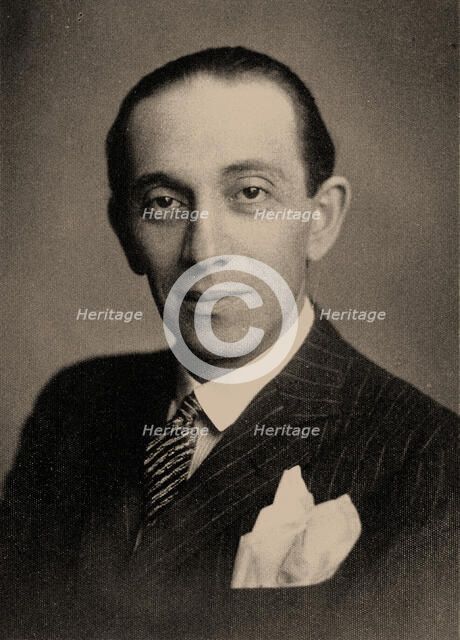 Portrait of the composer Paul Abraham (1892-1960), c1930. Creator: Anonymous ().