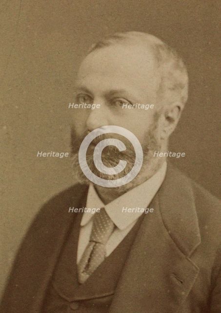 Portrait of the composer Paul d'Ivry (1829-1903). Creator: Photo studio Nadar.