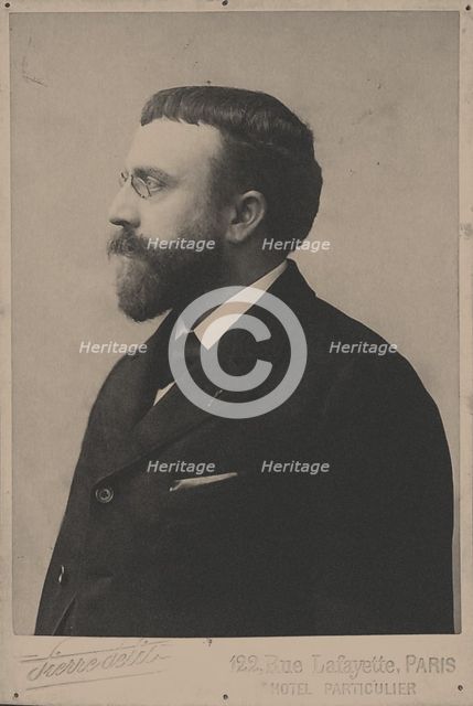Portrait of the Composer Paul Vidal (1863-1931). Creator: Anonymous.