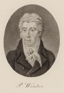 Portrait of the Composer Peter von Winter (1754-1825) , ca 1825. Creator: Anonymous