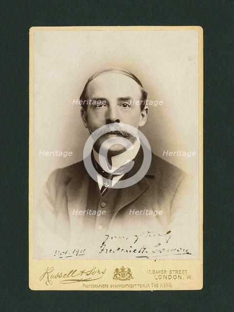 Portrait of the Composer, pianist and conductor Sir Frederic Hymen Cowen (1852-1935), 1911. Creator: Photo studio Russel & Sons, London  .