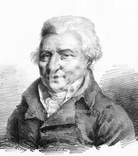 Portrait of the composer Pierre-Alexandre Monsigny (1729-1817), 1823. Creator: Boilly, Julien Léopold (Jules) (1796-1874).