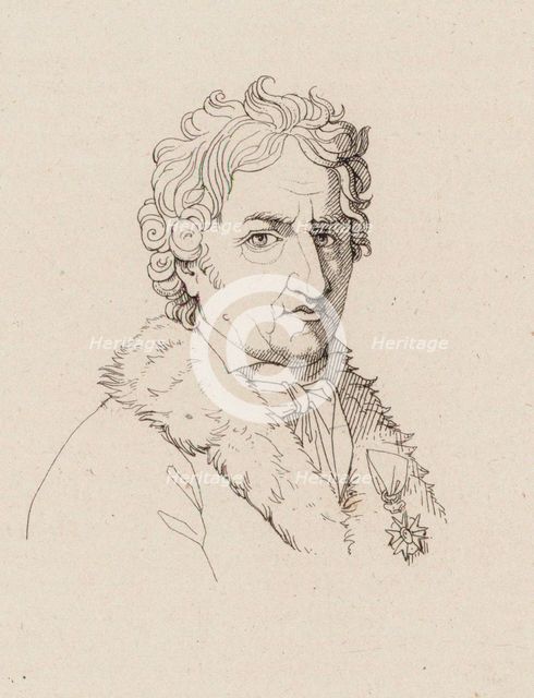 Portrait of the composer Pierre-Alexandre Monsigny (1729-1817), c. 1810. Creator: Lefévre, Robert (1756-1830).