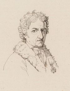 Portrait of the composer Pierre-Alexandre Monsigny (1729-1817), c. 1810. Creator: Lefévre, Robert (1756-1830)
