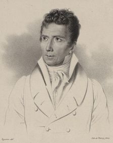 Portrait of the composer Pierre Desvignes (1764-1827), 1830. Creator: Vigneron, Pierre Roch (1789-1872)