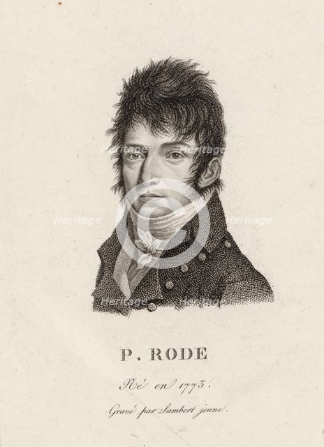 Portrait of the composer Pierre Jacques Joseph Rode (1774-1830). Creator: Anonymous.