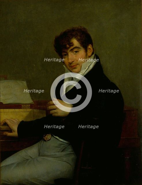 Portrait of the composer Pierre-Joseph-Guillaume Zimmermann (1785-1853).