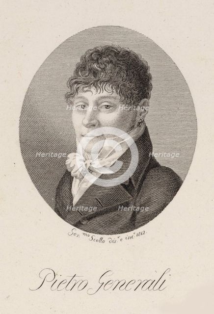Portrait of the composer Pietro Generali (1773-1832), 1812.