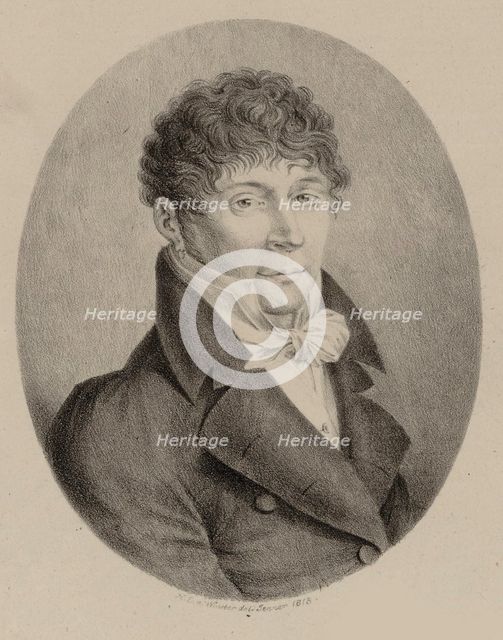 Portrait of the composer Pietro Generali (1773-1832), 1818.