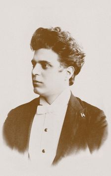 Portrait of the composer Pietro Mascagni (1863-1945). Creator: Anonymous