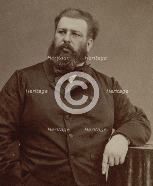 Portrait of the Composer Prince Juri Nikolayevich Golitsyn (1823-1872). Creator: Photo studio Nadar.