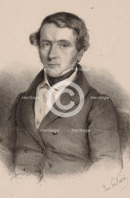 Portrait of the composer Prudent Louis Aubéry Du Boulley (1796-1870), 1830s.